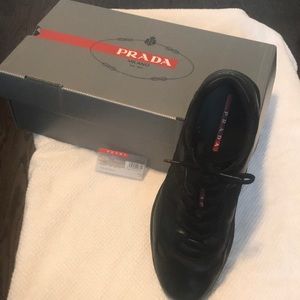 Prada  Men’s black shoes size 9M